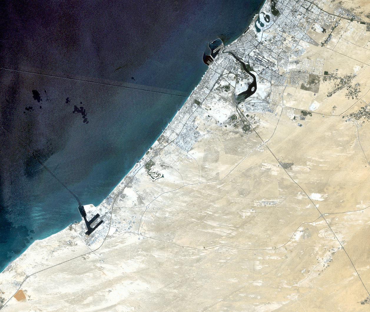 From Desert to Megacity in 35 Years — before